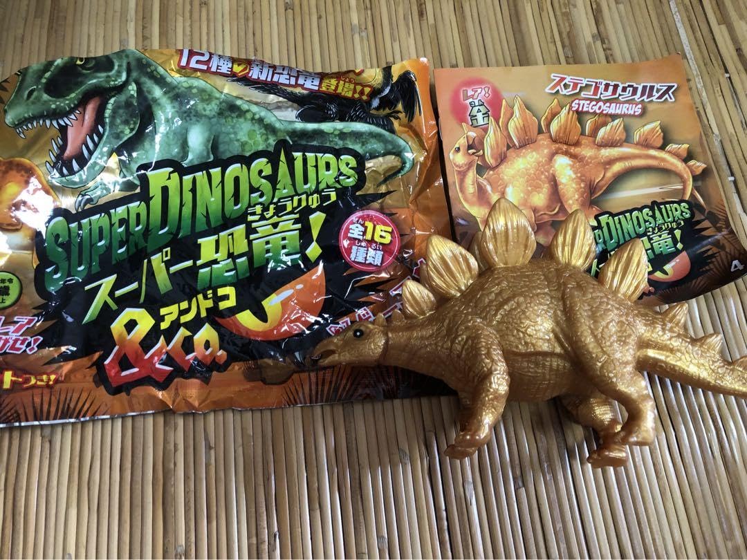 スーパー恐竜　アンドコ　レア金　ステゴザウルス　他全4種類セット 新品 Amazon.co.jp: 恐竜&co 金レア ステゴサウルス スーパー恐竜＆co